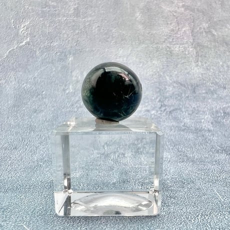 【ガネッシュヒマール産】クローライト&アクチノライトイン天然ヒマラヤ水晶ビーズ⑦/Ganesh Himal Chlorite&Actinorite in Himalayan Quartz beads