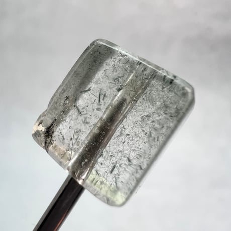 【ガネッシュヒマール産】天然ヒマラヤ水晶"手磨き加工"スクエアビーズ⑭/Ganesh Himal  Himalayan Quartz Square Beads