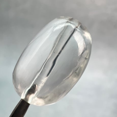 【カイラス産】天然ヒマラヤ水晶タンブル型ビーズ⑧/Kailash Himalayan Quartz Tumble Beads