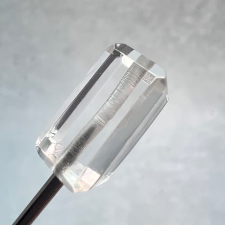 【ガネッシュヒマール産】天然ヒマラヤ水晶"手磨き加工"スクエアビーズ③/Ganesh Himal  Himalayan Quartz Square Beads