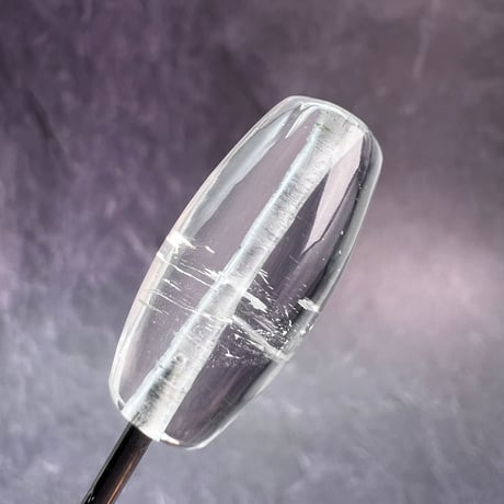 【カイラス産】天然ヒマラヤ水晶バレルビーズ③/Kailash Himalayan Quartz Barrel Beads