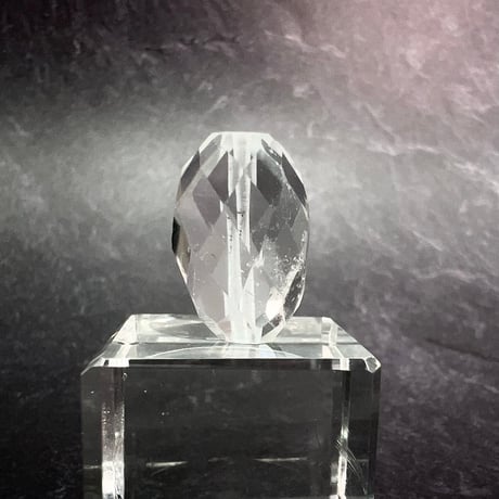 【カイラス産】天然ヒマラヤ水晶多面カットビーズ①/Kailash Himalayan Quartz Multi Cut Beads
