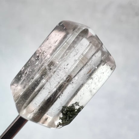 【ガネッシュヒマール産】天然ヒマラヤ水晶"手磨き加工"スクエアビーズ⑨/Ganesh Himal  Himalayan Quartz Square Beads