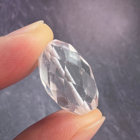 カイラス産】天然ヒマラヤ水晶多面カットビーズ②/Kailash Himalayan Quartz Multi Cut Beads