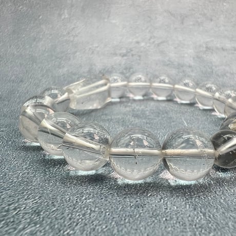 【デザインブレスレット】ネパールサファイア×ガネッシュヒマール産天然ヒマラヤ水晶/Nepal Sapphire×Ganesh Himal Himalayan Quartz