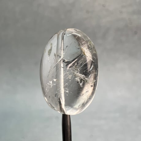 【カイラス産】天然ヒマラヤ水晶タンブル型ビーズ①/Kailash Himalayan Quartz Tumble Beads