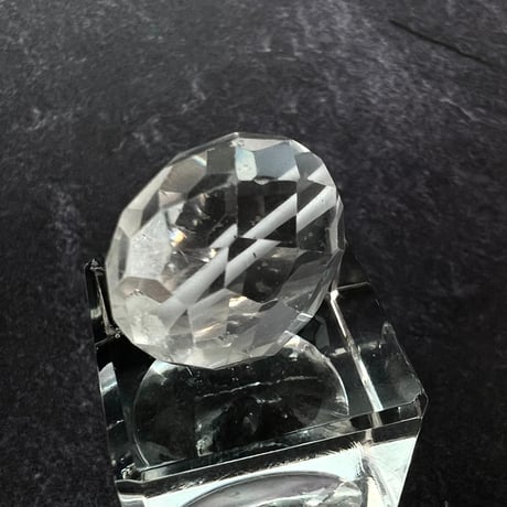 【カイラス産】天然ヒマラヤ水晶多面カットビーズ⑦/Kailash Himalayan Quartz Multi Cut Beads
