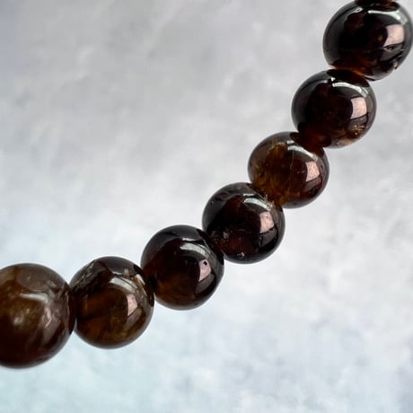 ネパール産🇳🇵【ヒマラヤドラバイトトルマリン】ブレスレット6mm内径15cm/Nepal Himalayan dravite tourmaline Bracelet