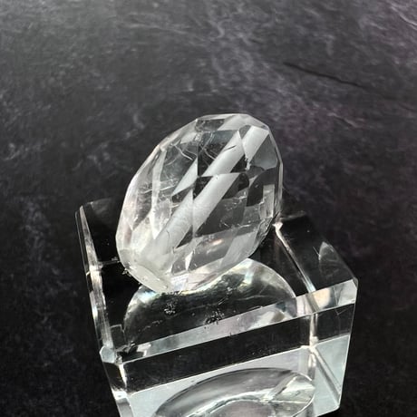 【カイラス産】天然ヒマラヤ水晶多面カットビーズ②/Kailash Himalayan Quartz Multi Cut Beads