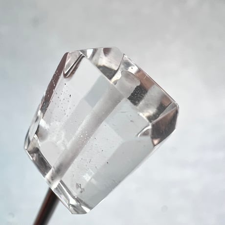 【ガネッシュヒマール産】天然ヒマラヤ水晶"手磨き加工"スクエアビーズ④/Ganesh Himal  Himalayan Quartz Square Beads