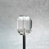 【ガネッシュヒマール産】天然ヒマラヤ水晶"手磨き加工"スクエアビーズ⑬/Ganesh Himal  Himalayan Quartz Square Beads