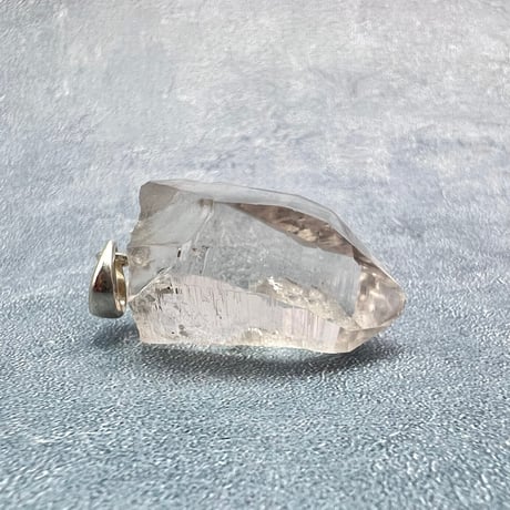 【ガネッシュヒマール産】天然ヒマラヤ水晶バチカン付きペンダントトップ/Ganesh Himal Natural Pendant Top