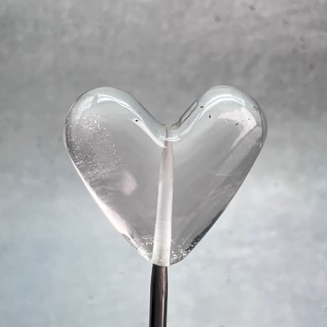 【ガネッシュヒマール産】天然ヒマラヤ水晶"手磨き加工"ハートビーズ⑥/Ganesh Himal Himalayan Quartz Heart Beads
