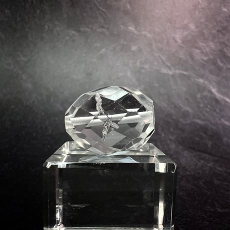 【カイラス産】天然ヒマラヤ水晶多面カットビーズ④/Kailash Himalayan Quartz Multi Cut Beads