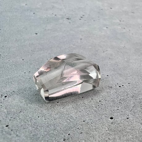 【ガネッシュヒマール産】天然ヒマラヤ水晶"手磨き加工"多面カットビーズ③/Ganesh Himal  Himalayan Quartz Multi Cut Beads