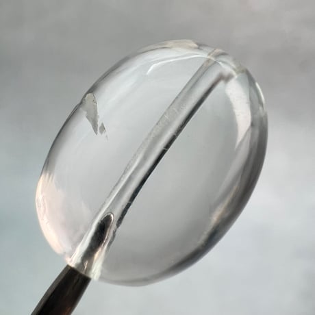 【カイラス産】天然ヒマラヤ水晶タンブル型ビーズ⑧/Kailash Himalayan Quartz Tumble Beads