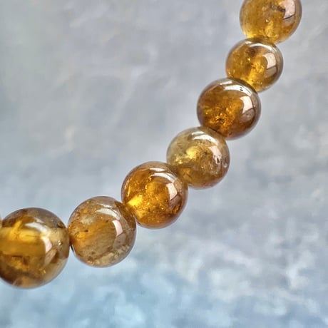 ネパール産🇳🇵【ハニートルマリン】ブレスレット5mm内径15①/Nepal HoneyTourmaline Bracelet