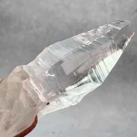 【ガネッシュヒマール産】天然ヒマラヤ水晶革紐付きペンダント①/GaneshHimal Limonite in Natural Pendant