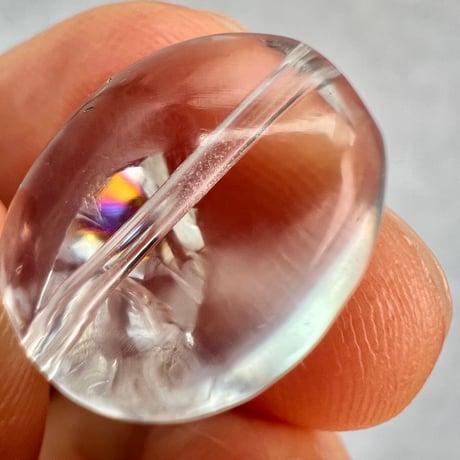 【カイラス産】天然ヒマラヤ水晶タンブル型ビーズ⑦/Kailash Himalayan Quartz Tumble Beads