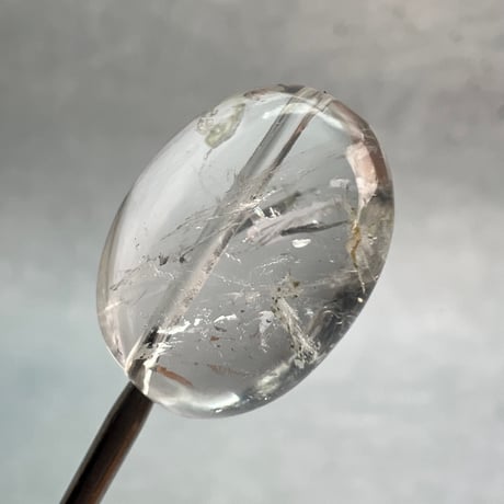 【カイラス産】天然ヒマラヤ水晶タンブル型ビーズ①/Kailash Himalayan Quartz Tumble Beads