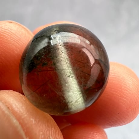 【ガネッシュヒマール産】クローライト&アクチノライトイン天然ヒマラヤ水晶ビーズ④/Ganesh Himal Chlorite&Actinorite in Himalayan Quartz beads