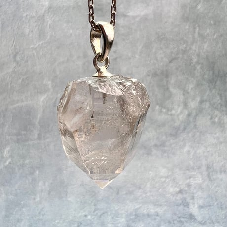 【ガネッシュヒマール産】天然ヒマラヤ水晶バチカン付きペンダントトップ/Ganesh Himal Natural Pendant Top