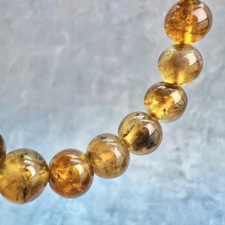 ネパール産🇳🇵【ハニートルマリン】ブレスレット7mm内径15②/Nepal HoneyTourmaline Bracelet