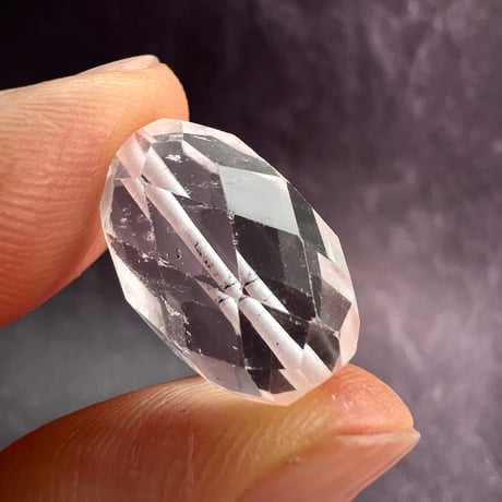 【カイラス産】天然ヒマラヤ水晶多面カットビーズ①/Kailash Himalayan Quartz Multi Cut Beads