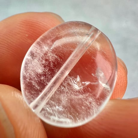 カイラス産】天然ヒマラヤ水晶タンブル型ビーズ④/Kailash Himalayan Quartz Tumble Beads