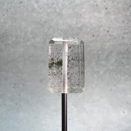 【ガネッシュヒマール産】天然ヒマラヤ水晶"手磨き加工"スクエアビーズ⑩/Ganesh Himal  Himalayan Quartz Square Beads