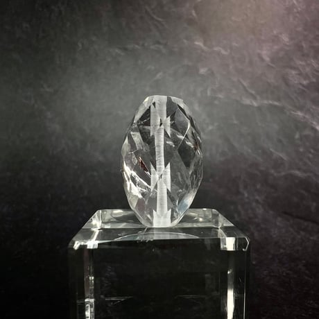 【カイラス産】天然ヒマラヤ水晶多面カットビーズ③/Kailash Himalayan Quartz Multi Cut Beads