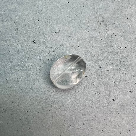 【カイラス産】天然ヒマラヤ水晶タンブル型ビーズ①/Kailash Himalayan Quartz Tumble Beads