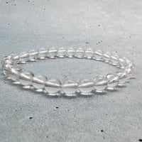 【ハイクオリティー】ガネッシュヒマール産天然ヒマラヤ水晶ブレスレット6mm内径15cm/High Quality Ganesh Himal Himalayan Quartz Bracelet