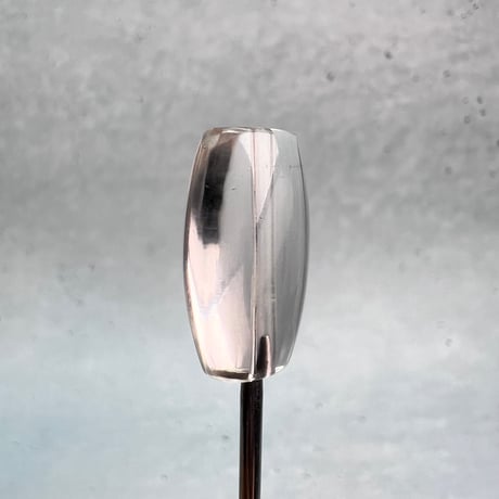 【ガウリシャンカール産】天然ヒマラヤスモーキークォーツ"手磨き加工"バレルビーズ③/Gaurishankar Himalayan Smoky Quartz Barrel Beads