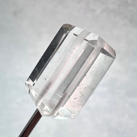 【ガネッシュヒマール産】天然ヒマラヤ水晶"手磨き加工"スクエアビーズ⑦/Ganesh Himal  Himalayan Quartz Square Beads