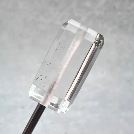 【ガネッシュヒマール産】天然ヒマラヤ水晶"手磨き加工"スクエアビーズ⑦/Ganesh Himal  Himalayan Quartz Square Beads