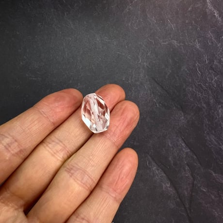 【カイラス産】天然ヒマラヤ水晶多面カットビーズ②/Kailash Himalayan Quartz Multi Cut Beads