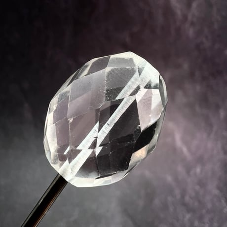 【カイラス産】天然ヒマラヤ水晶多面カットビーズ⑦/Kailash Himalayan Quartz Multi Cut Beads