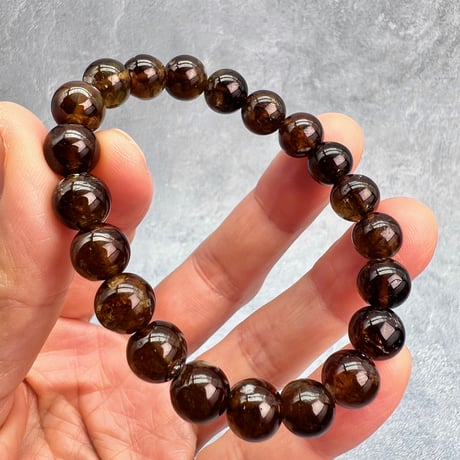 ネパール産🇳🇵【ヒマラヤドラバイトトルマリン】ブレスレット8mm内径15/Nepal Himalayan dravite tourmaline Bracelet