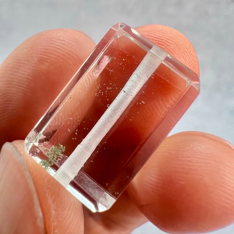 【ガネッシュヒマール産】天然ヒマラヤ水晶"手磨き加工"スクエアビーズ⑦/Ganesh Himal  Himalayan Quartz Square Beads
