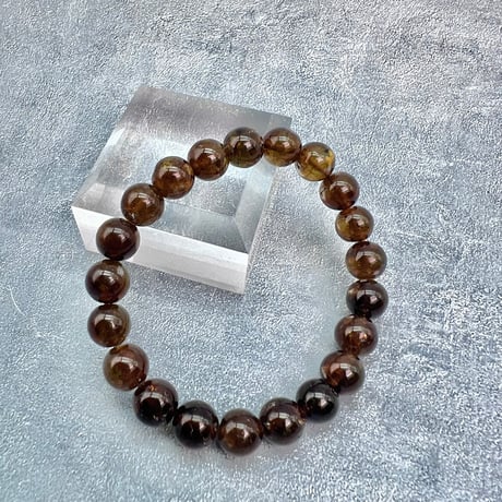 ネパール産🇳🇵【ヒマラヤドラバイトトルマリン】ブレスレット8mm内径15/Nepal Himalayan dravite tourmaline Bracelet