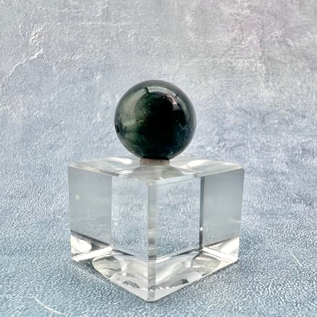 【ガネッシュヒマール産】クローライト&アクチノライトイン天然ヒマラヤ水晶ビーズ⑦/Ganesh Himal Chlorite&Actinorite in Himalayan Quartz beads