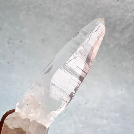 【ガネッシュヒマール産】天然ヒマラヤ水晶革紐付きペンダント①/GaneshHimal Limonite in Natural Pendant