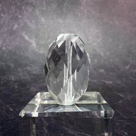 【カイラス産】天然ヒマラヤ水晶多面カットビーズ③/Kailash Himalayan Quartz Multi Cut Beads