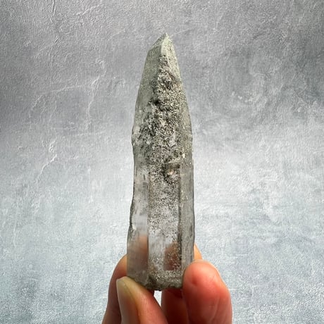 【ガネッシュヒマール産】クローライトイン天然ヒマラヤ水晶/GaneshHimal Chlorite in Himalayan Quartz