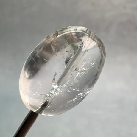 【カイラス産】天然ヒマラヤ水晶タンブル型ビーズ①/Kailash Himalayan Quartz Tumble Beads