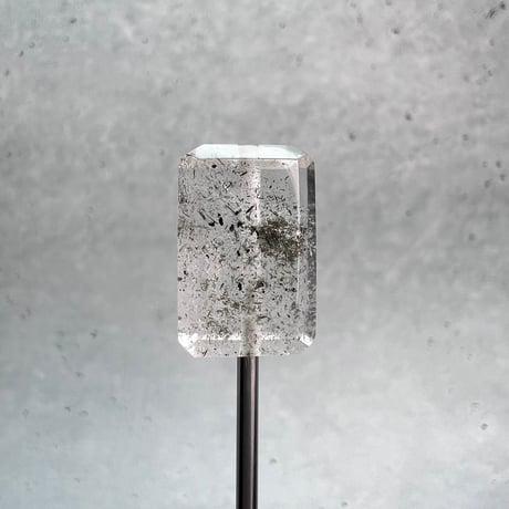 【ガネッシュヒマール産】天然ヒマラヤ水晶"手磨き加工"スクエアビーズ⑩/Ganesh Himal  Himalayan Quartz Square Beads