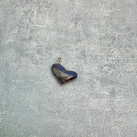 フィンランド産【スペクトロライト】ハートペンダントトップ①/Finland【Spectrolite】Heart Pendant Top