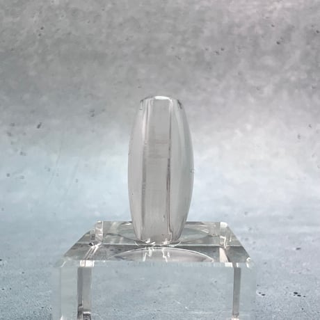 【ガウリシャンカール産】天然ヒマラヤスモーキークォーツ"手磨き加工"バレルビーズ③/Gaurishankar Himalayan Smoky Quartz Barrel Beads