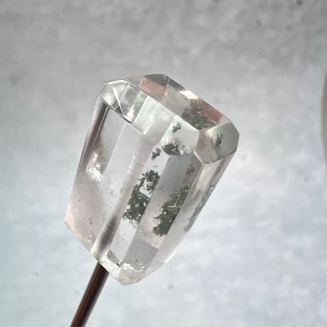 【ガネッシュヒマール産】天然ヒマラヤ水晶"手磨き加工"スクエアビーズ⑪/Ganesh Himal  Himalayan Quartz Square Beads